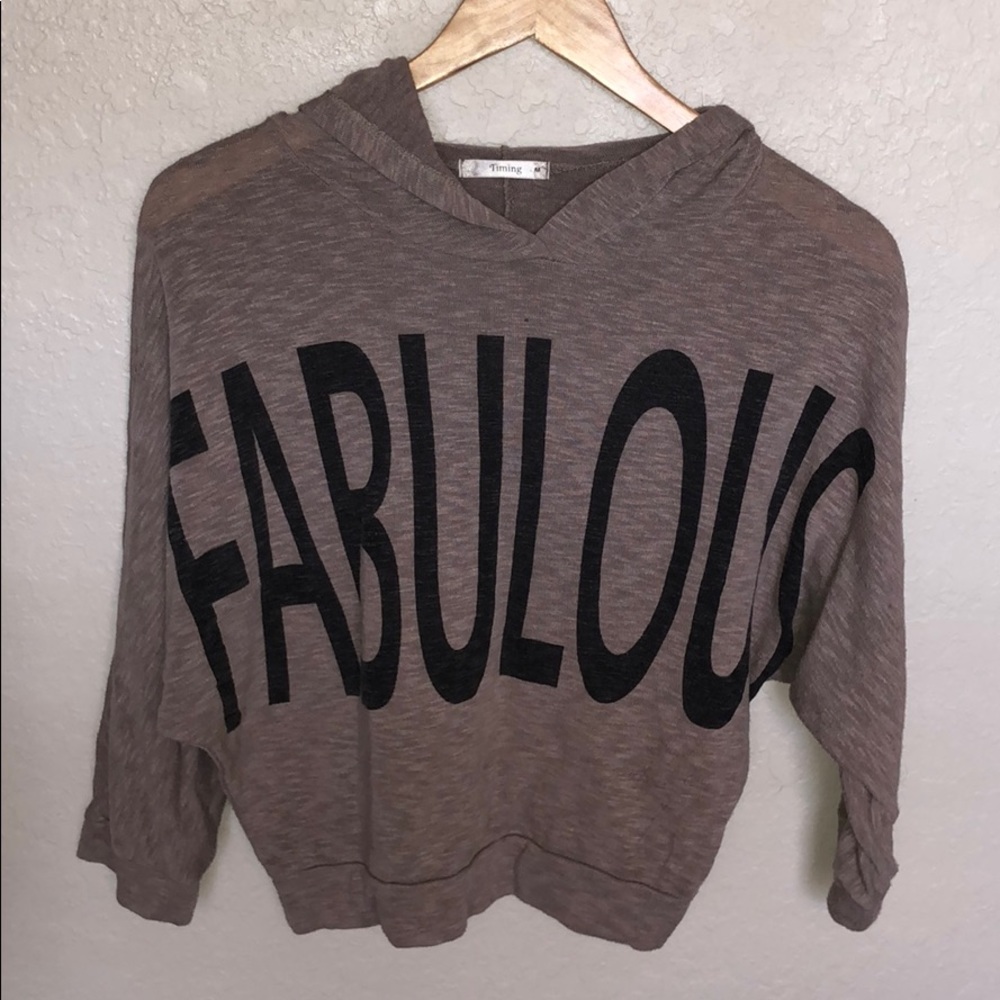 Long Sleeve Printed Sweater